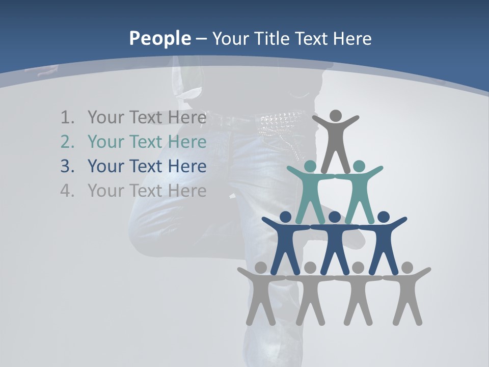 Complicated Action Leap PowerPoint Template