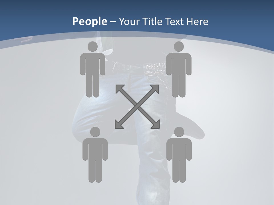 Complicated Action Leap PowerPoint Template