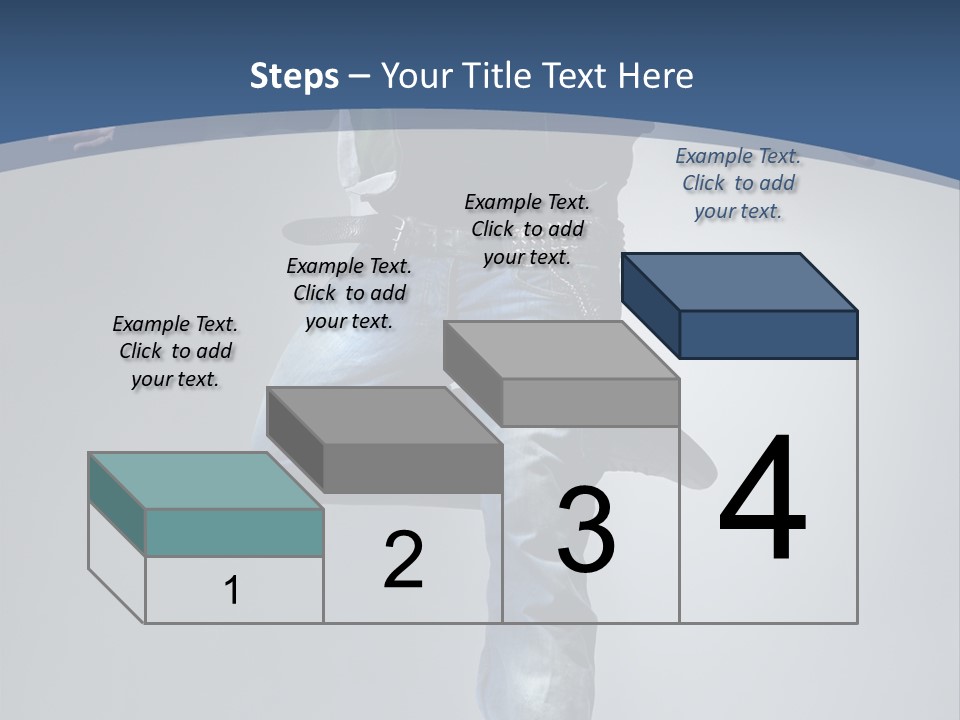 Complicated Action Leap PowerPoint Template