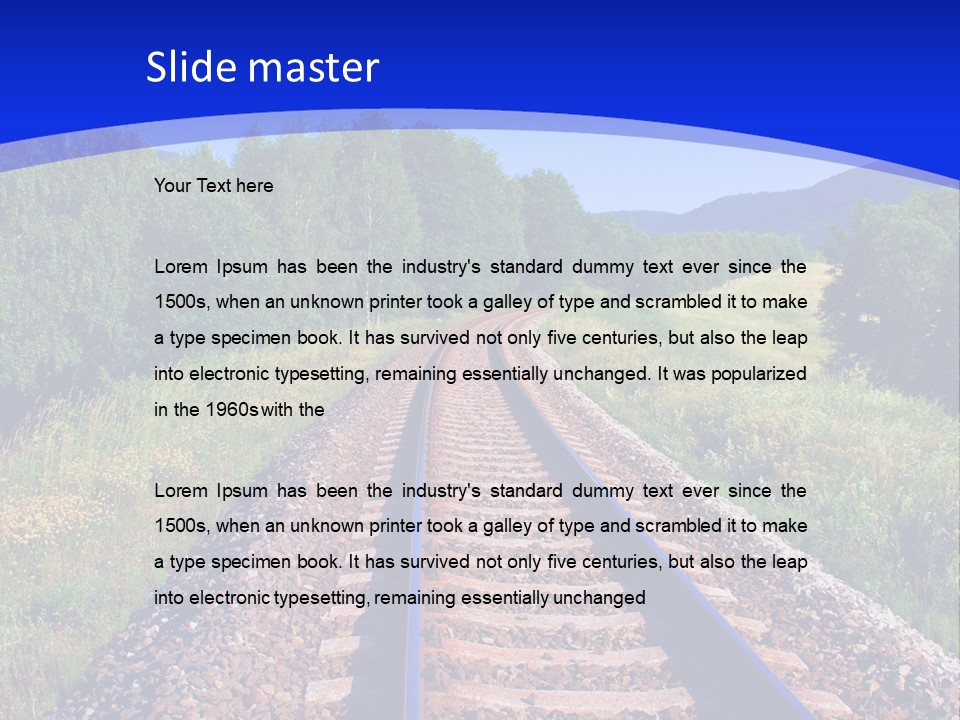 Converge Landscape Nature PowerPoint Template