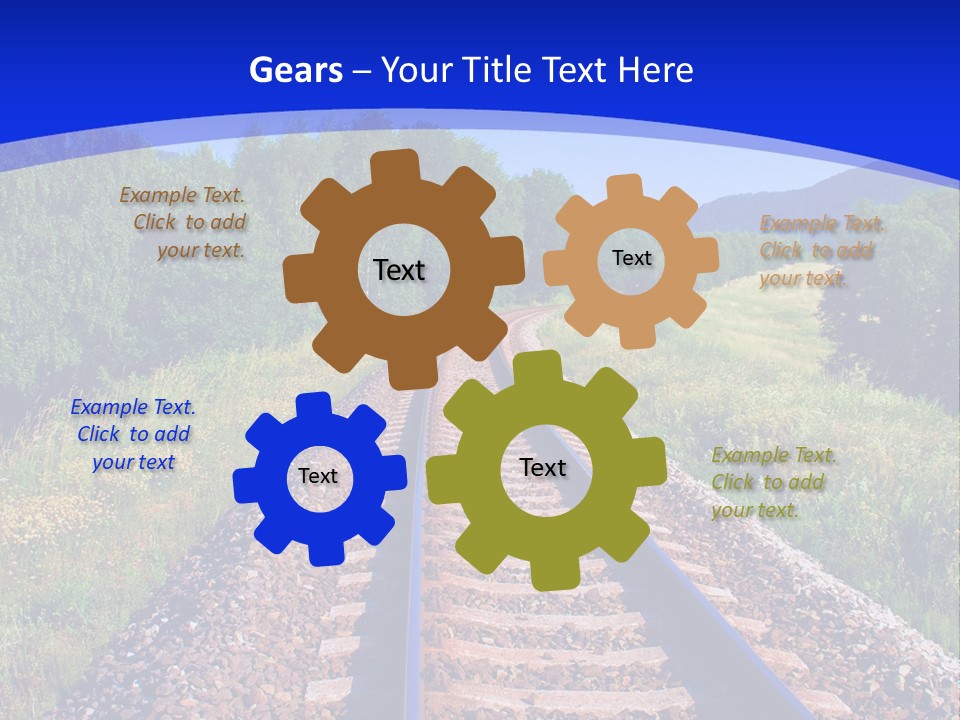 Converge Landscape Nature PowerPoint Template