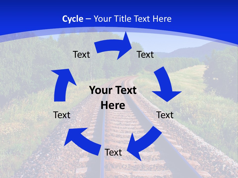 Converge Landscape Nature PowerPoint Template