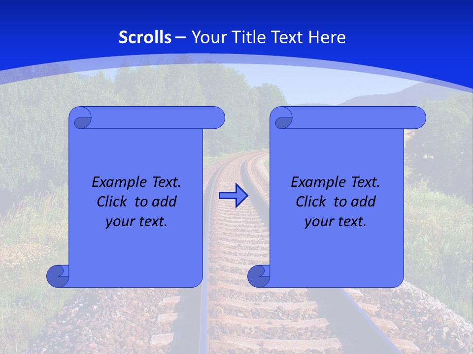 Converge Landscape Nature PowerPoint Template