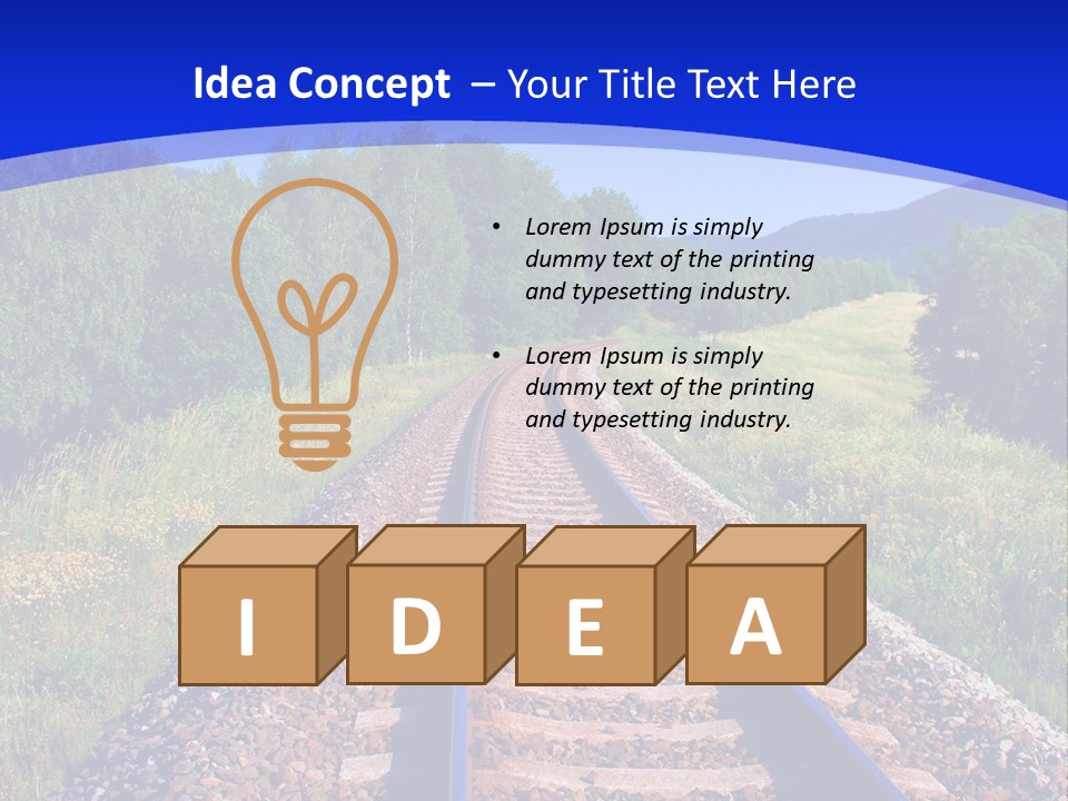 Converge Landscape Nature PowerPoint Template