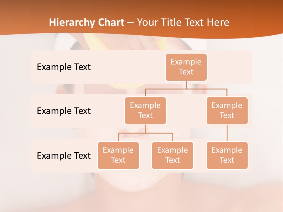 Close Relax Woman PowerPoint Template