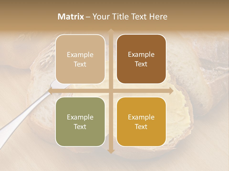Fat Cholesterol Margarine PowerPoint Template