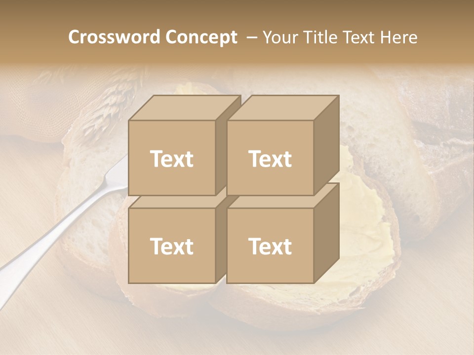 Fat Cholesterol Margarine PowerPoint Template