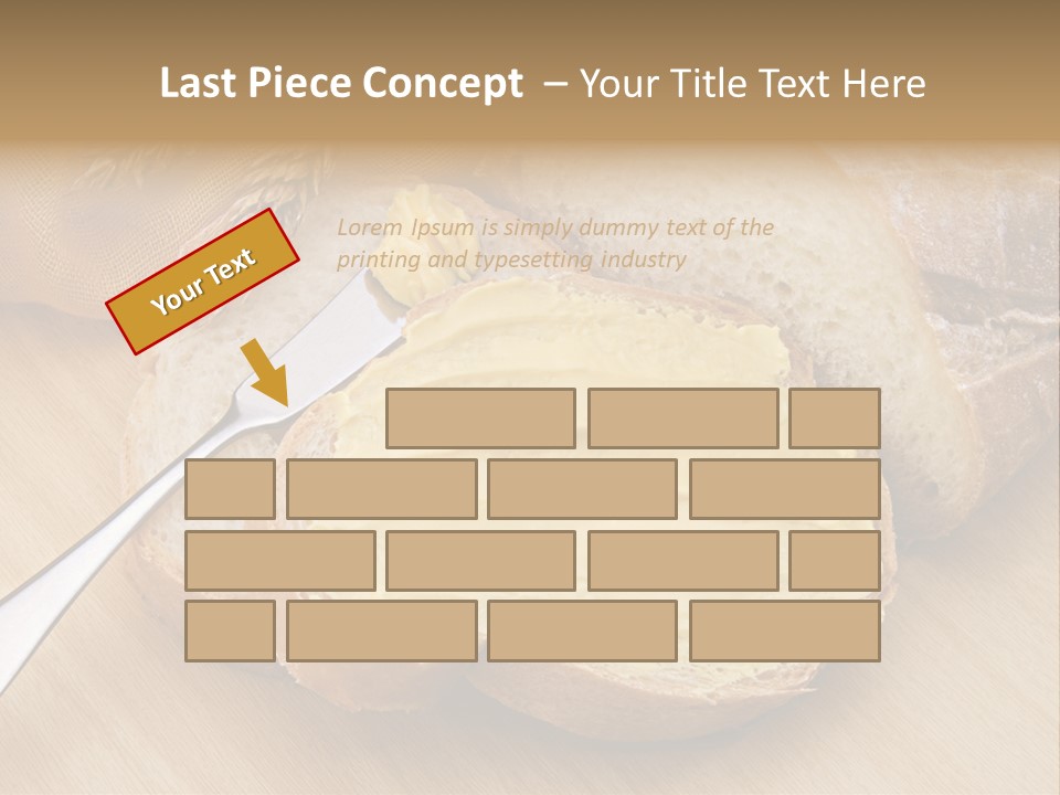 Fat Cholesterol Margarine PowerPoint Template