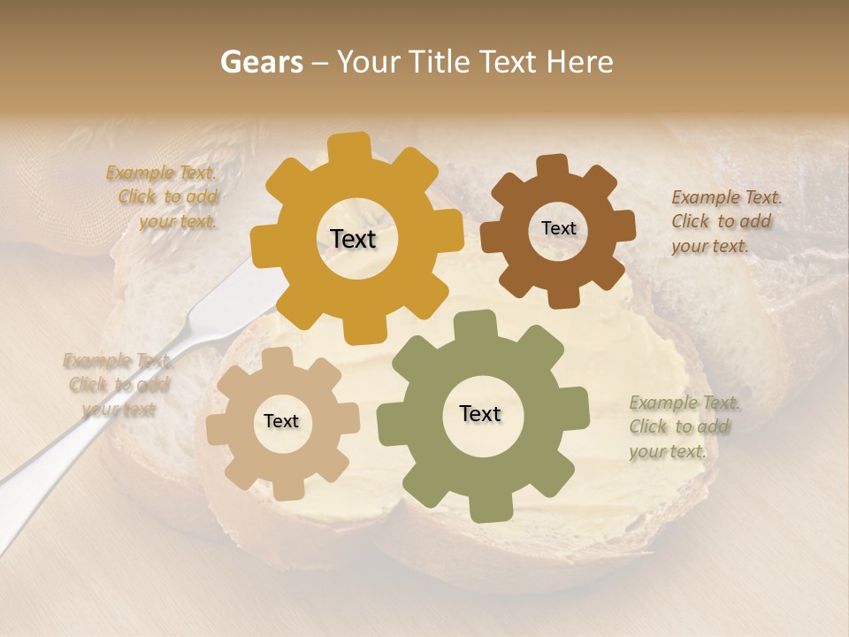 Fat Cholesterol Margarine PowerPoint Template