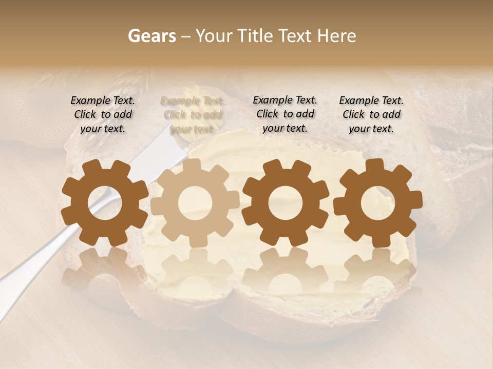 Fat Cholesterol Margarine PowerPoint Template