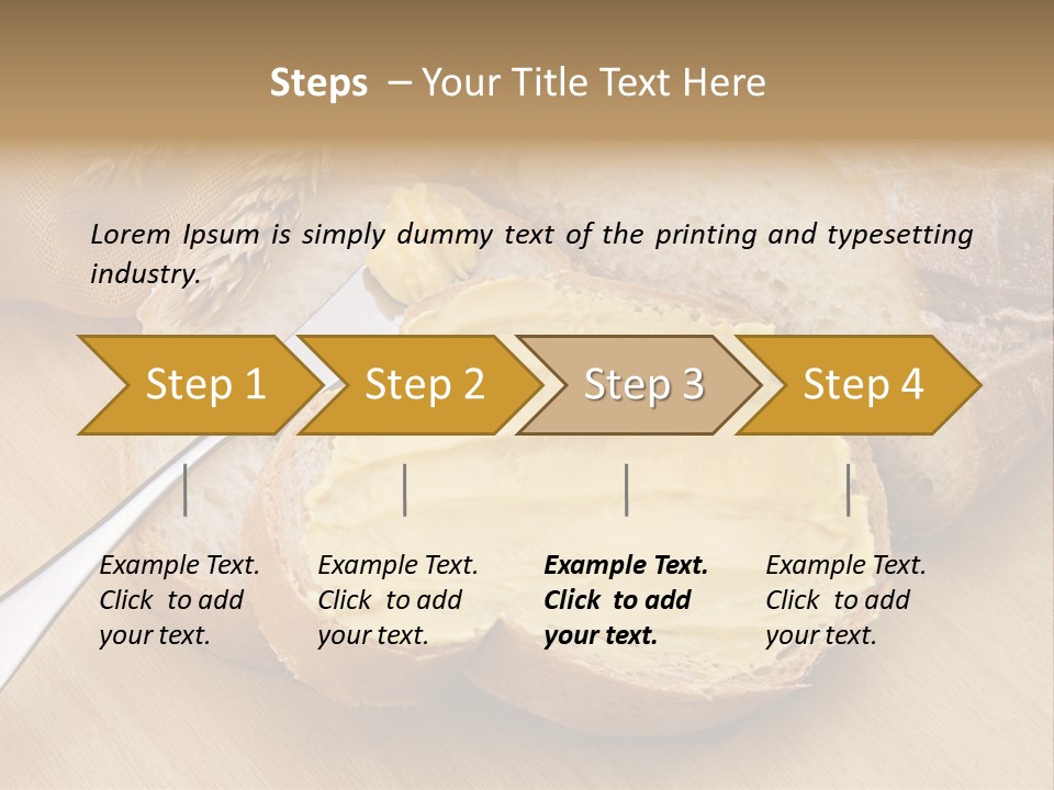 Fat Cholesterol Margarine PowerPoint Template
