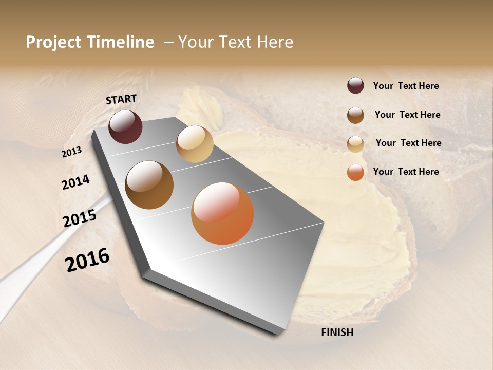 Fat Cholesterol Margarine PowerPoint Template