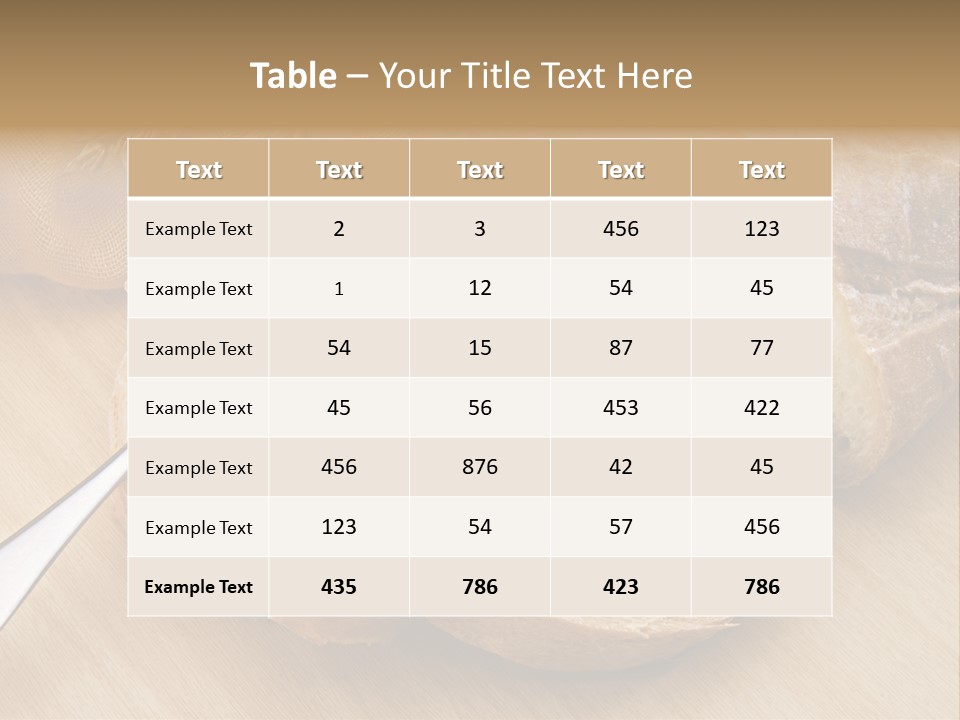 Fat Cholesterol Margarine PowerPoint Template