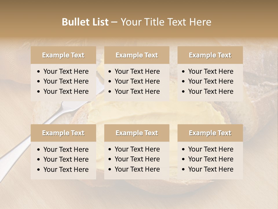 Fat Cholesterol Margarine PowerPoint Template