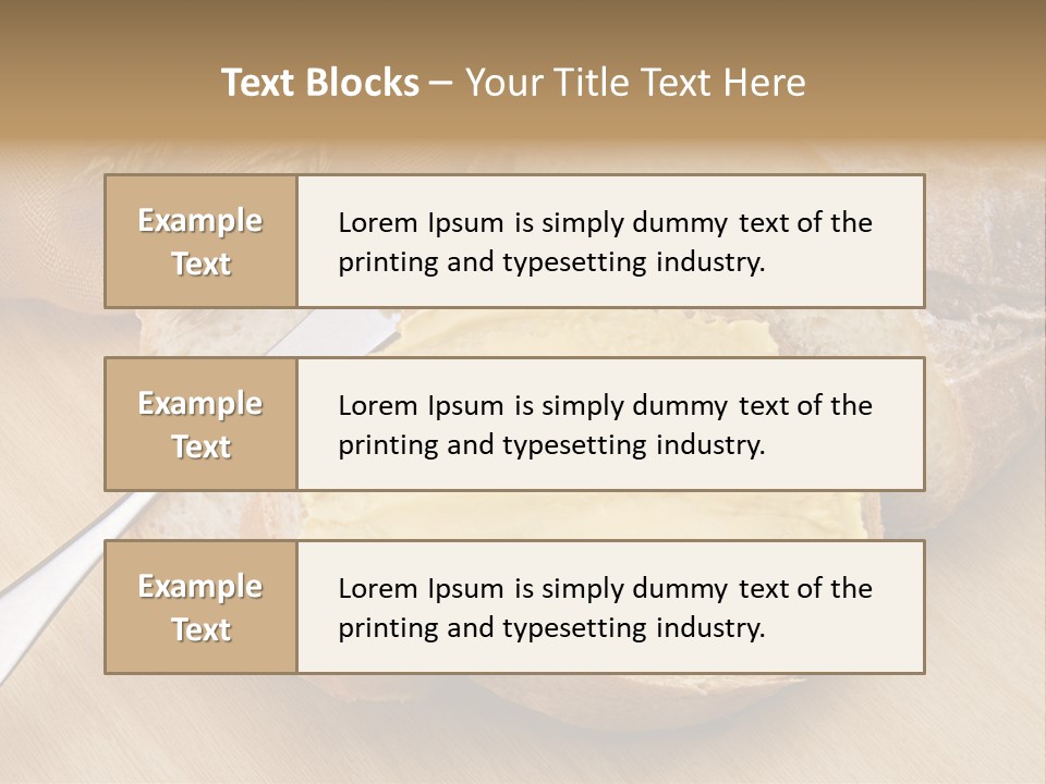 Fat Cholesterol Margarine PowerPoint Template