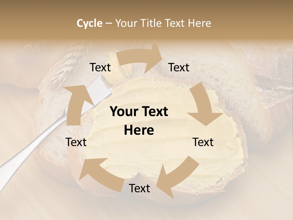 Fat Cholesterol Margarine PowerPoint Template
