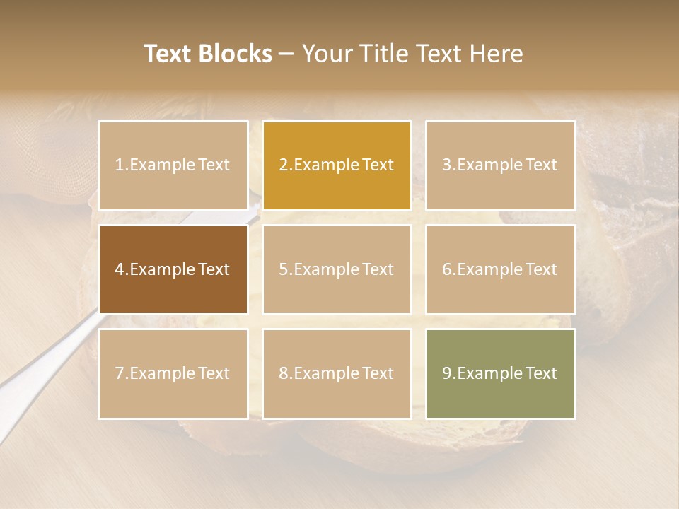 Fat Cholesterol Margarine PowerPoint Template