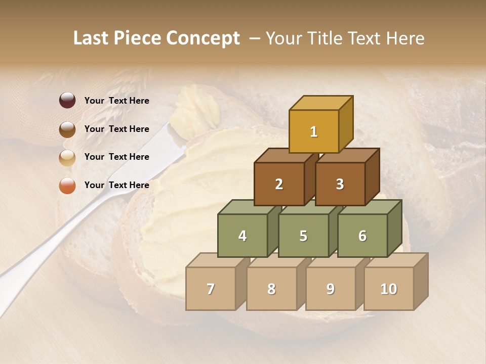 Fat Cholesterol Margarine PowerPoint Template