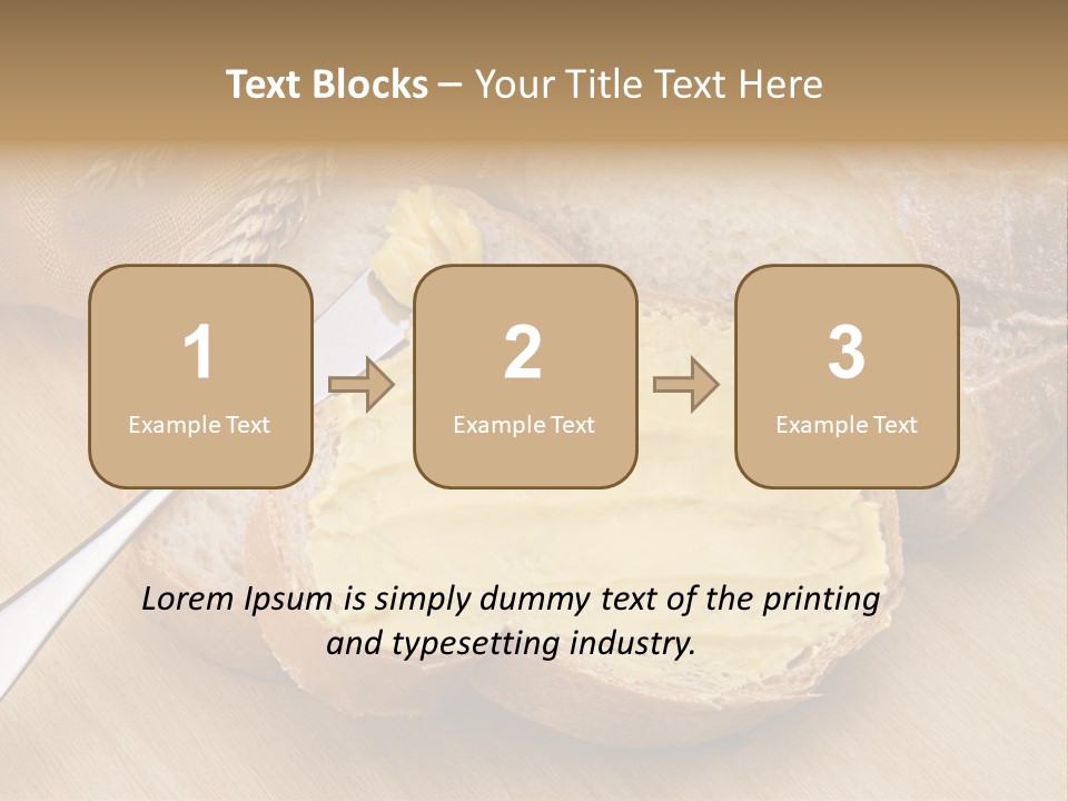 Fat Cholesterol Margarine PowerPoint Template
