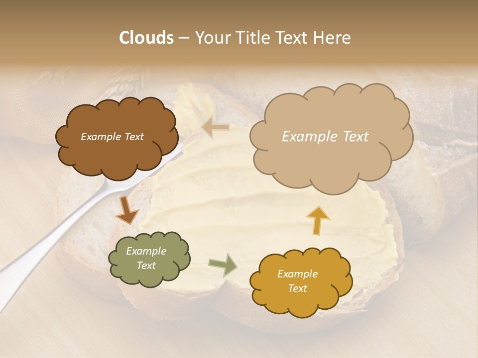 Fat Cholesterol Margarine PowerPoint Template