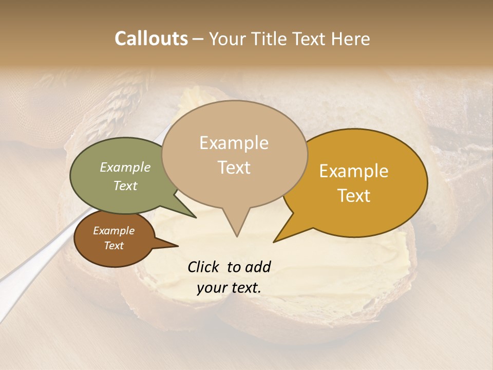 Fat Cholesterol Margarine PowerPoint Template