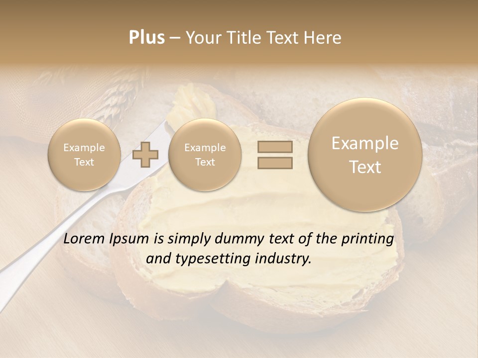 Fat Cholesterol Margarine PowerPoint Template