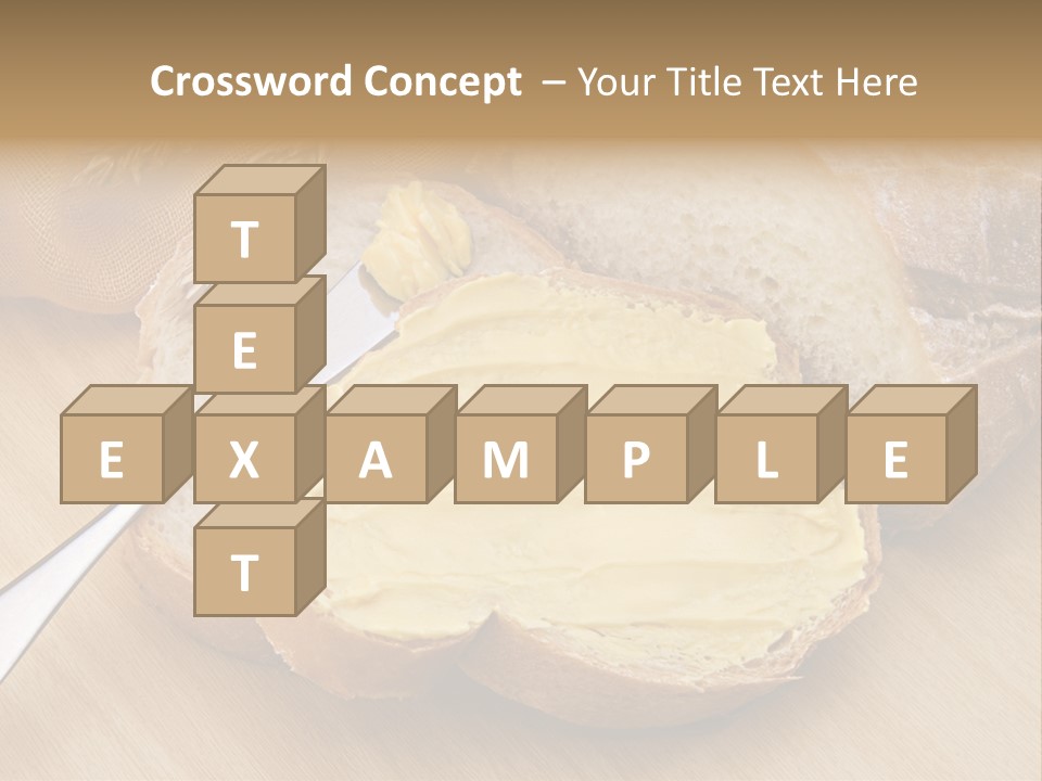 Fat Cholesterol Margarine PowerPoint Template