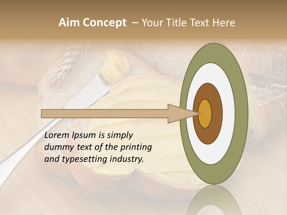 Fat Cholesterol Margarine PowerPoint Template