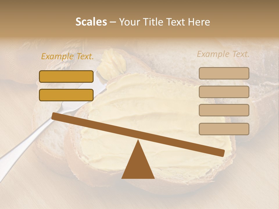 Fat Cholesterol Margarine PowerPoint Template