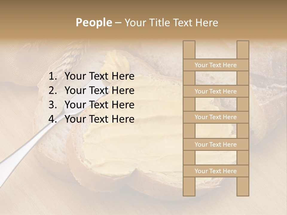 Fat Cholesterol Margarine PowerPoint Template