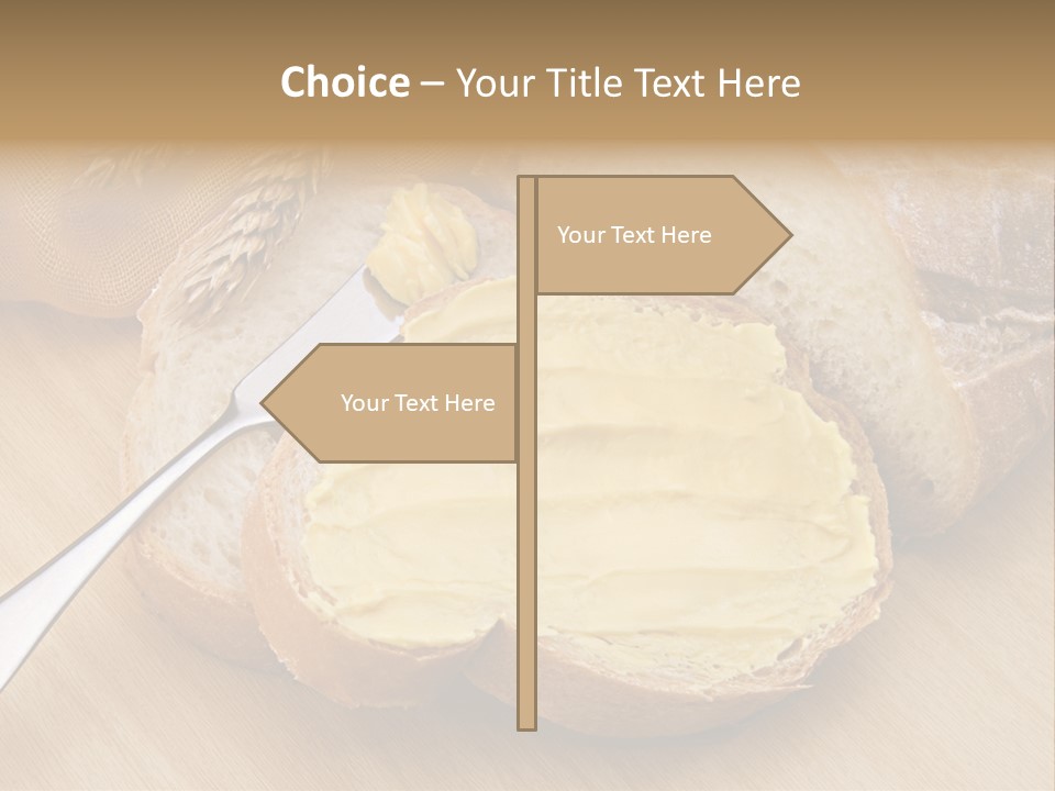 Fat Cholesterol Margarine PowerPoint Template