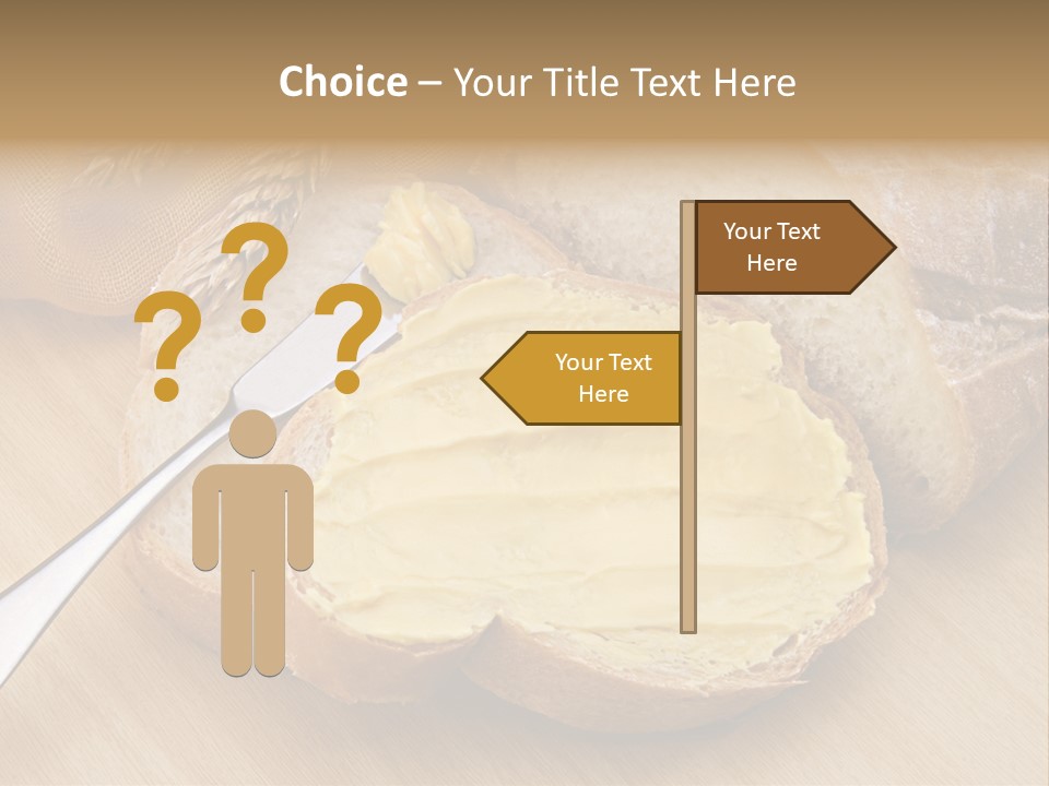 Fat Cholesterol Margarine PowerPoint Template