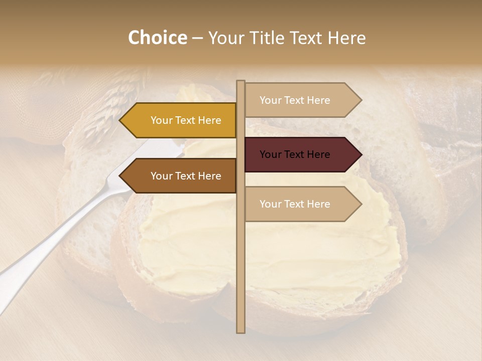 Fat Cholesterol Margarine PowerPoint Template