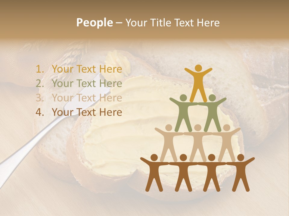 Fat Cholesterol Margarine PowerPoint Template