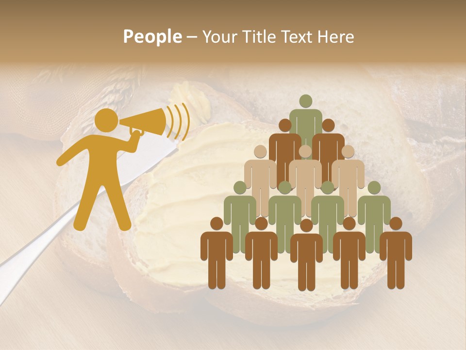 Fat Cholesterol Margarine PowerPoint Template