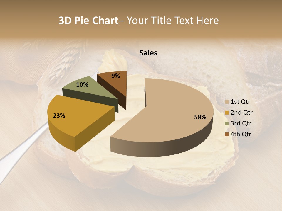 Fat Cholesterol Margarine PowerPoint Template