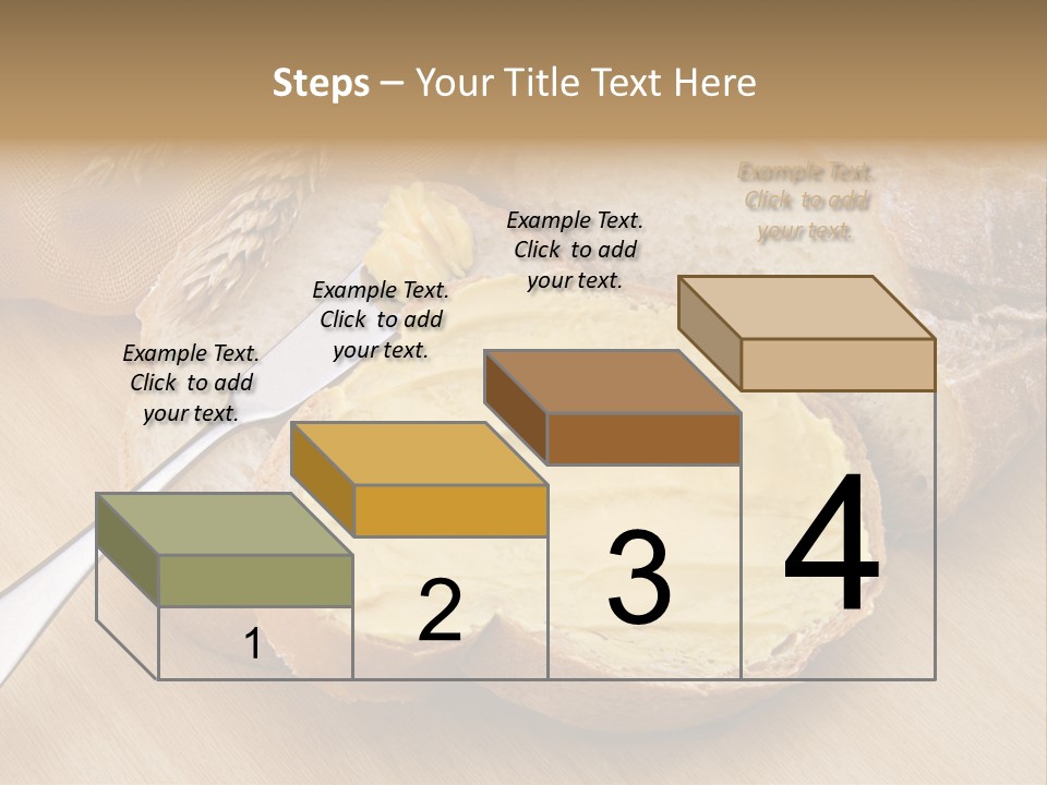 Fat Cholesterol Margarine PowerPoint Template