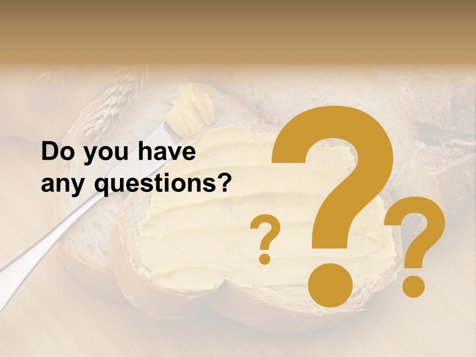 Fat Cholesterol Margarine PowerPoint Template