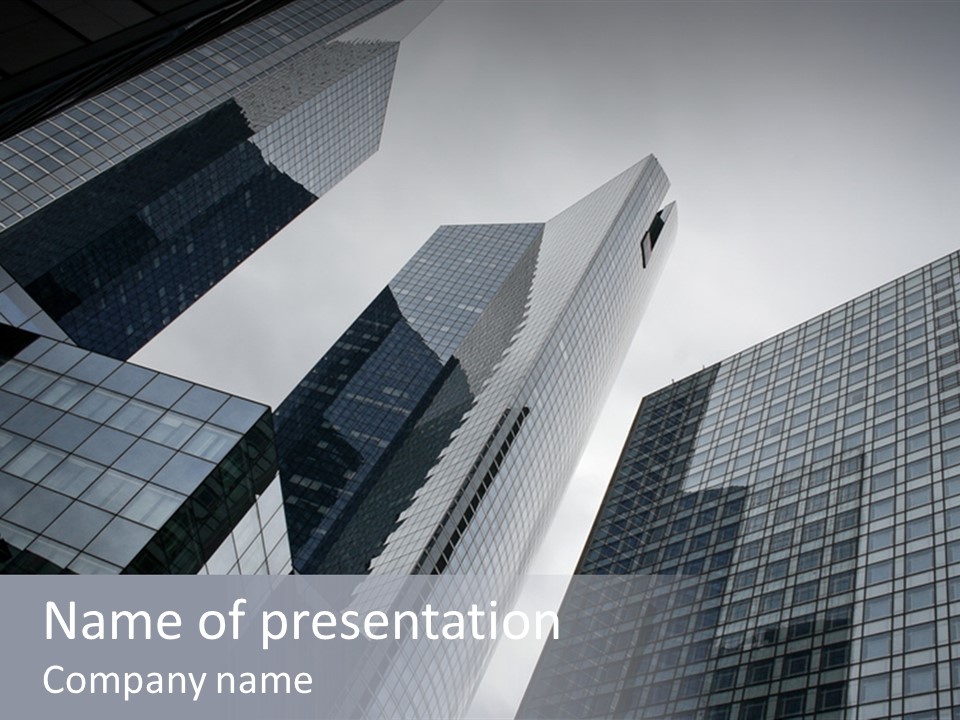 Skyscraper High Roof PowerPoint Template