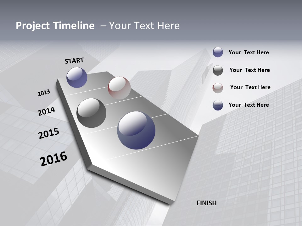 Skyscraper High Roof PowerPoint Template