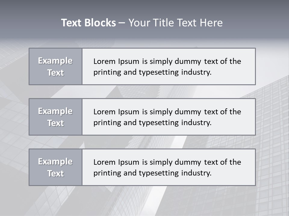 Skyscraper High Roof PowerPoint Template