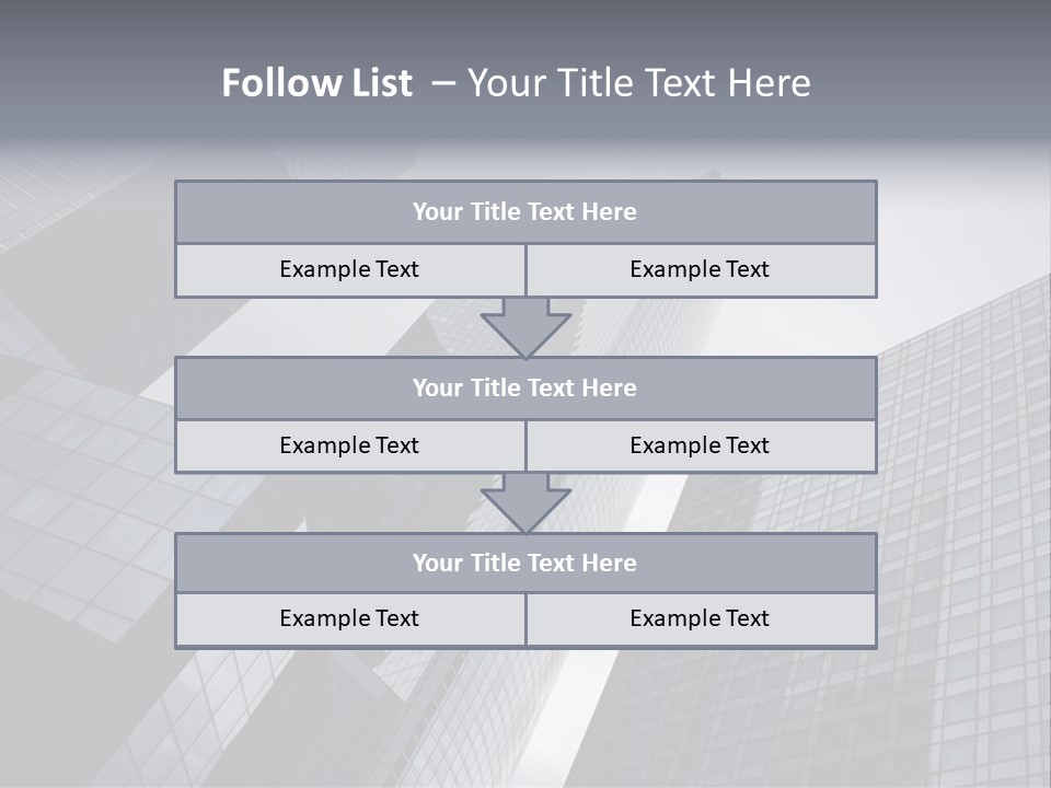 Skyscraper High Roof PowerPoint Template