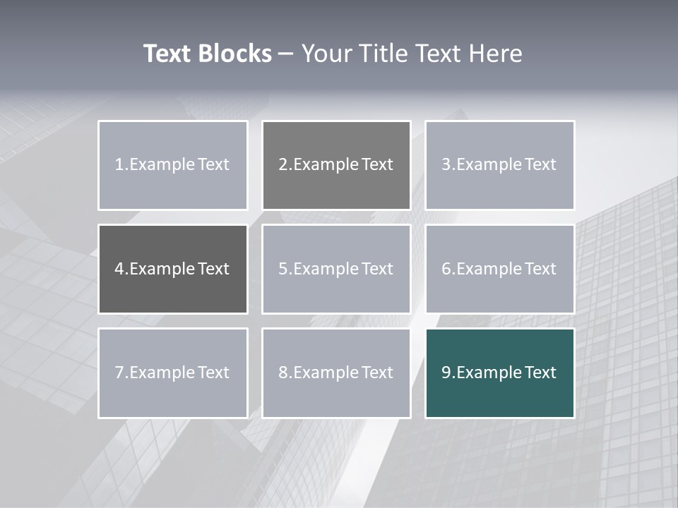 Skyscraper High Roof PowerPoint Template
