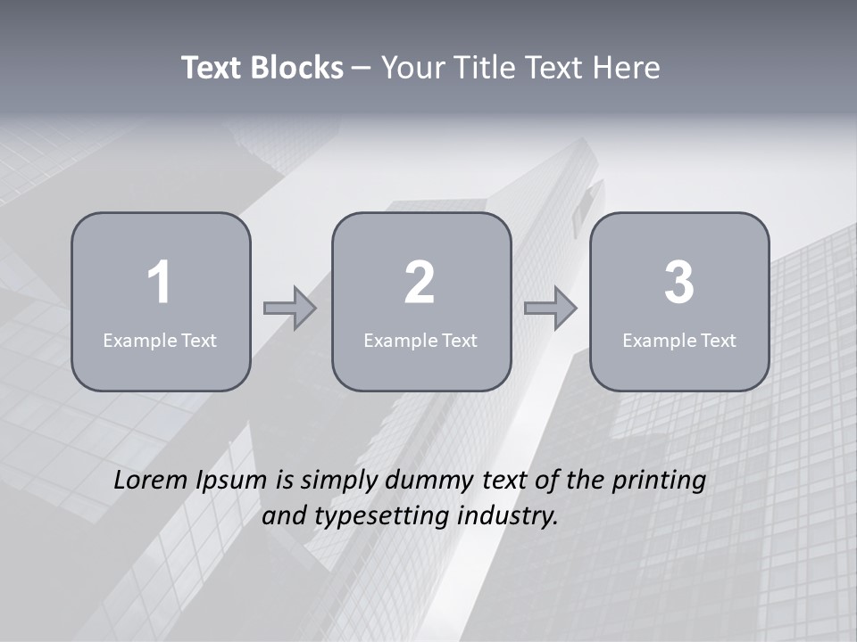 Skyscraper High Roof PowerPoint Template