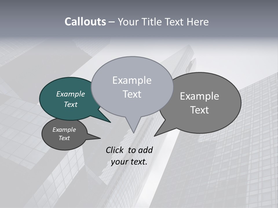 Skyscraper High Roof PowerPoint Template