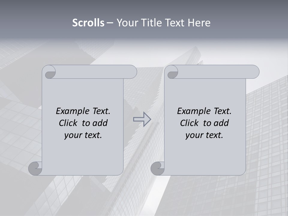 Skyscraper High Roof PowerPoint Template