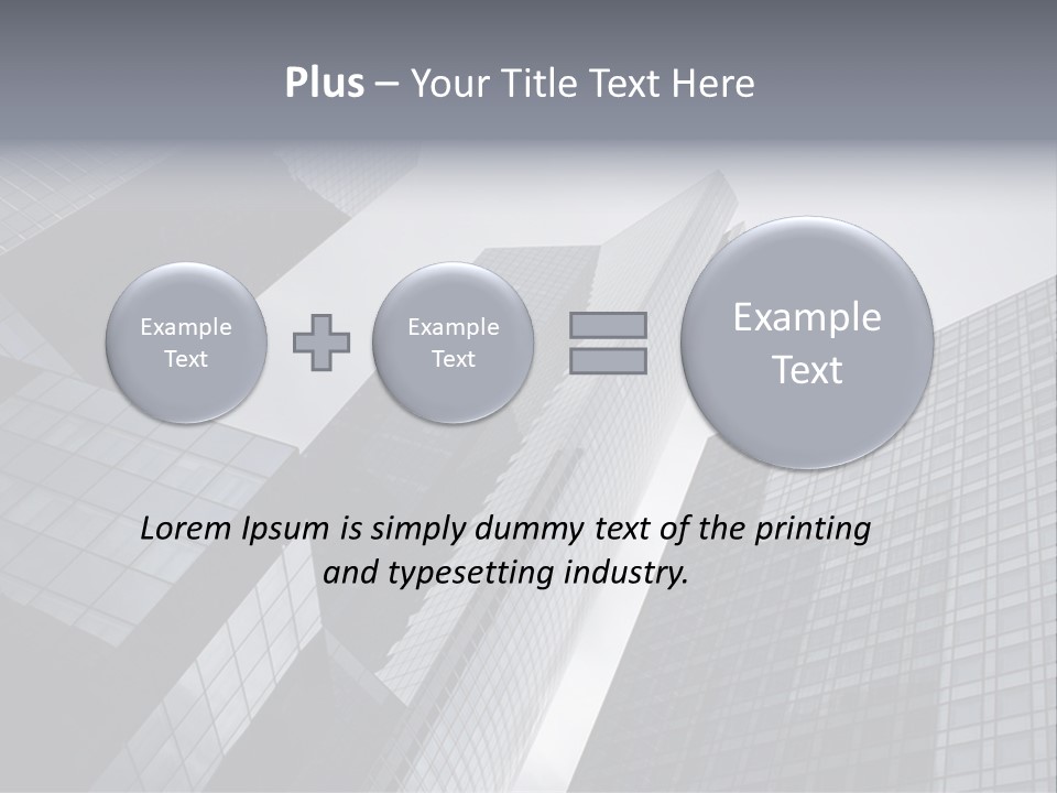 Skyscraper High Roof PowerPoint Template