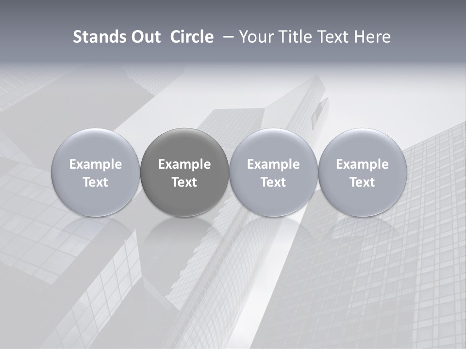 Skyscraper High Roof PowerPoint Template