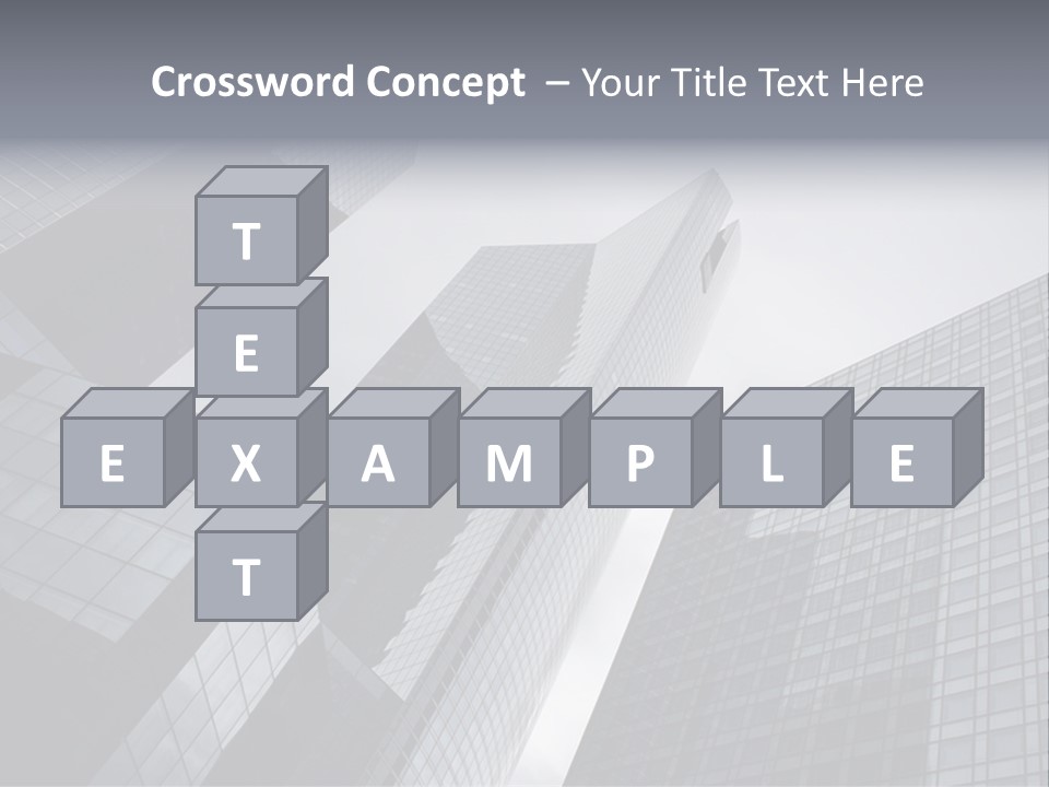 Skyscraper High Roof PowerPoint Template
