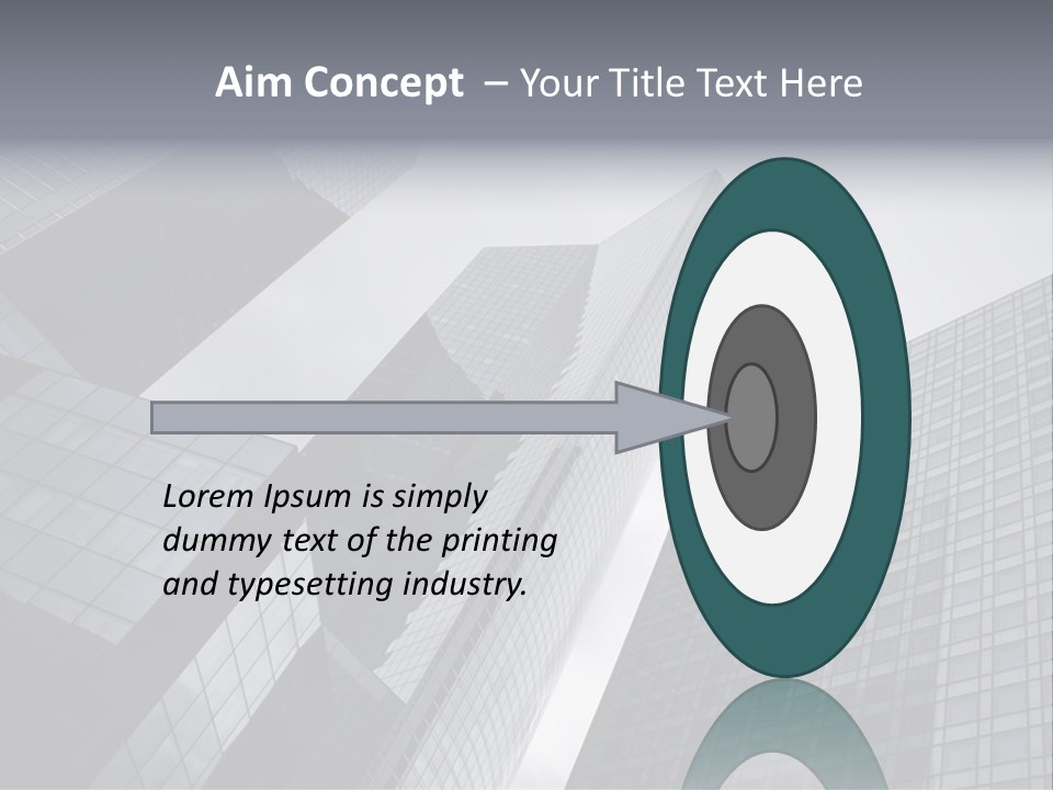 Skyscraper High Roof PowerPoint Template